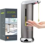 Stainless Steel Automatic Alcohol, Liquid Soap Dispenser, Hands Free, Touchless Infrared Sensor Soap Dispenser, Battery Operated - Image 4