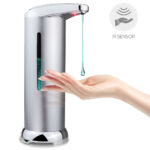 Stainless Steel Automatic Alcohol, Liquid Soap Dispenser, Hands Free, Touchless Infrared Sensor Soap Dispenser, Battery Operated - Image 5