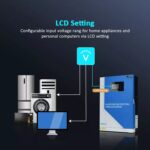 Anern 3.5KW/5.5KW Pure Sine Wave Solar Inverter 100A MPPT Hybrid Inverter 24V/48V 500VDC PV Input 230VAC Converter Hybrid Off Grid Inverter - Image 5