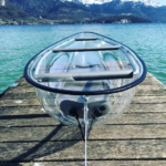 KAYAK, Double, Ttransparent complete with two paddles and acessories