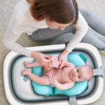 Convertible Bathing Bathtub,  Folding Cradle Anti-Slippery Insulation Plastic Swimming Pool for New Born Baby Toddler and Kids