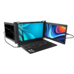 TRI-SCREEN Portable Monitor Laptop Screen Extender Dual 11.6'' Display FHD IPS USB-A/Type-C/HDMI
