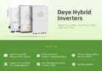 DEYE Hybrid Inverter Single Phase 5kW, 6kW, 8kW, Output Voltage 120V/240V, Battery Voltage 40V - 60V - Image 8