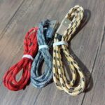 2 in 1 Micro USB Cable for Android for iPhone Charger 2.4A Nylon Braided USB Dual Charging Cable Cord - Image 6