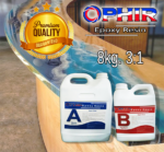 EPOXY RESIN 8kg. ratio 3:1 (super clear)  NEW STOCKS ON HAND