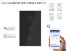 SMART WIFI LIGHT SWITCH WALL TOUCH COMPATIBLE FOR ALEXA  HOME AND TUYA APP - Image 6
