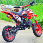 49cc Engine, Mini Dirt Cross  Bike, 2 Stroke, Air Cooled, 1 Cylinder, Aluminum Easy Pull Starter for Kids and Adult up to 90 Kgs - Image 2