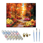 DIY Acrylic Paint by Number, Animals and Landscape designs. Perfect or All occasions Gift. Canvass on Frame already with hook and screw. 40cm c 50cm - Image 5