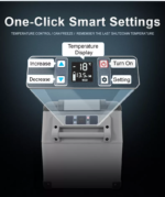 Alpicool CF55 mobile Fridge Freezers for outdoor camping site AC/DC 12/24V DC compressor 2 zone fridge and freezer 2 in 1 cooler box (NO BATTERY) - Image 10