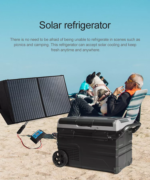 ALPICOOL TWW55 Individual Mini Car Fridge freezer cool box With Removable Battery & DC Power Charge jack 12/24V, with Solar Charging port  (Solar Panel NOT INCLUDED) AC100-240V, 50-60Hz, DC12V / 24V - Image 7