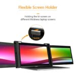 TRI-SCREEN Portable Monitor Laptop Screen Extender Dual 13.3'' Display FHD IPS USB-A/Type-C/HDMI - Image 3