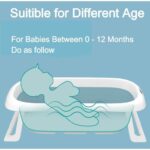 Convertible Bathing Bathtub,  Folding Cradle Anti-Slippery Insulation Plastic Swimming Pool for New Born Baby Toddler and Kids - Image 3