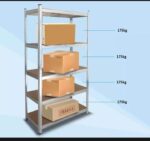 BOLTLESS Metal Shelf 5-Layer white