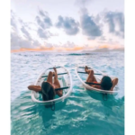 KAYAK, Double, Ttransparent complete with two paddles and acessories - Image 4