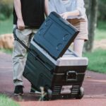 ALPICOOL TWW55 Individual Mini Car Fridge freezer cool box With Removable Battery & DC Power Charge jack 12/24V, with Solar Charging port  (Solar Panel NOT INCLUDED) AC100-240V, 50-60Hz, DC12V / 24V - Image 2