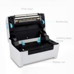 Brand New Portable Thermal Printer, Bluetooth, USB,  A6, 4" x 6" for  Waybill Thermal Paper, Barcode Printing, Signs Etc. NOTE: With Free One (1) A6 Thermal Paper Sticker Label - Image 3