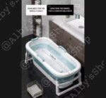 Kids Folding Tub Basin Bathtub - With Lid - Image 4