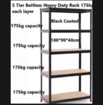 BOLTLESS Metal Shelf 5-Layer white - Image 3