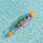 KAYAK, Double, Ttransparent complete with two paddles and acessories - Image 5