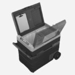 ALPICOOL TWW55 Individual Mini Car Fridge freezer cool box With Removable Battery & DC Power Charge jack 12/24V, with Solar Charging port  (Solar Panel NOT INCLUDED) AC100-240V, 50-60Hz, DC12V / 24V - Image 5