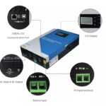 Anern 3.5KW/5.5KW Pure Sine Wave Solar Inverter 100A MPPT Hybrid Inverter 24V/48V 500VDC PV Input 230VAC Converter Hybrid Off Grid Inverter